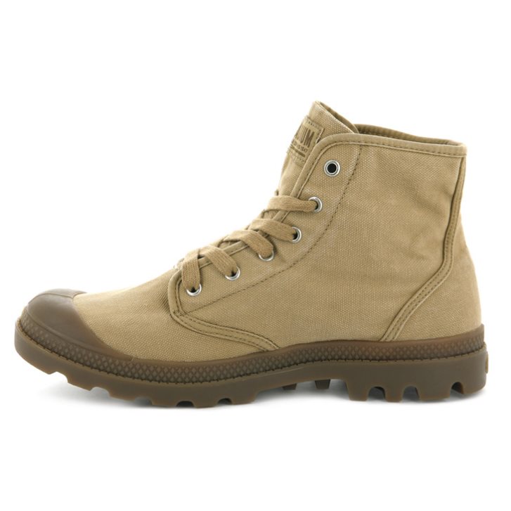 Pánské Boty Palladium Pampa Hi Olivy Zelené | CZ NEC-82M